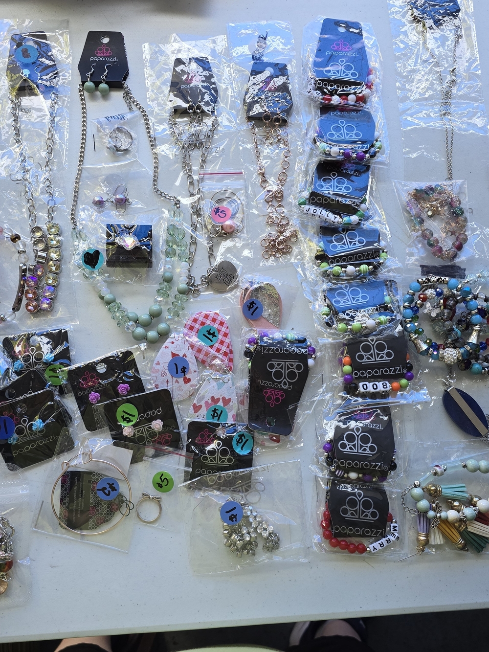Colorful Beaded & Charm Jewelry Mix